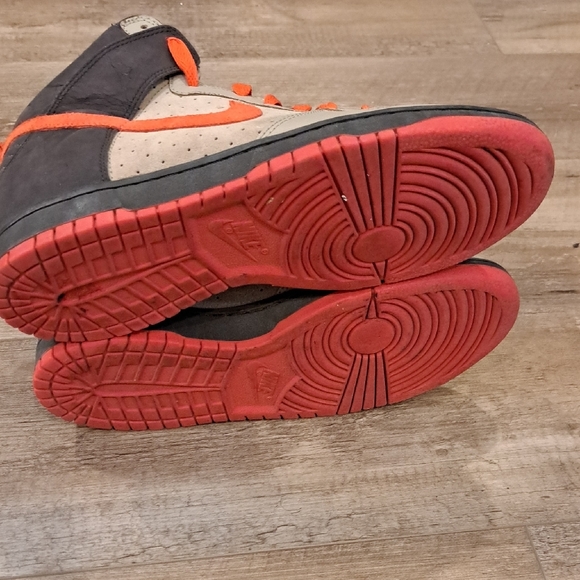 Nike Sb Dunk HIgh Bone Team Orange 2008 317982-081 - Picture 8 of 9